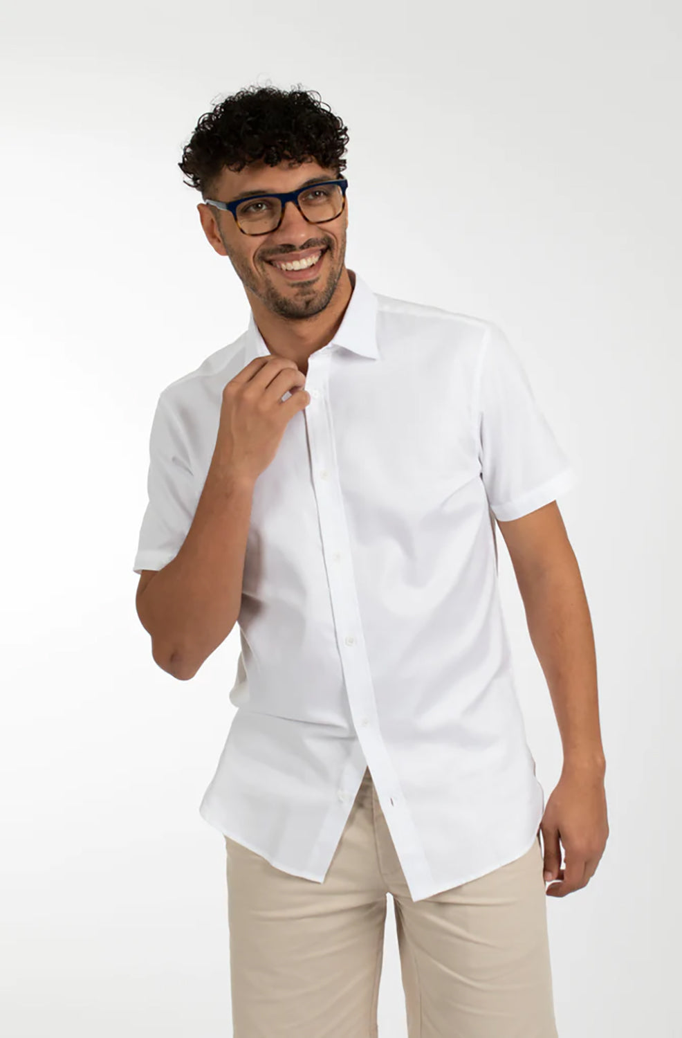 JAMES HARPER WAFFLE COTTON S/S SHIRT JHS504