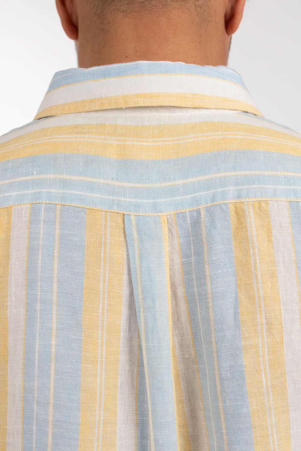 JAMES HARPER PURE LINEN STRIPE L/S SHIRT JHS506