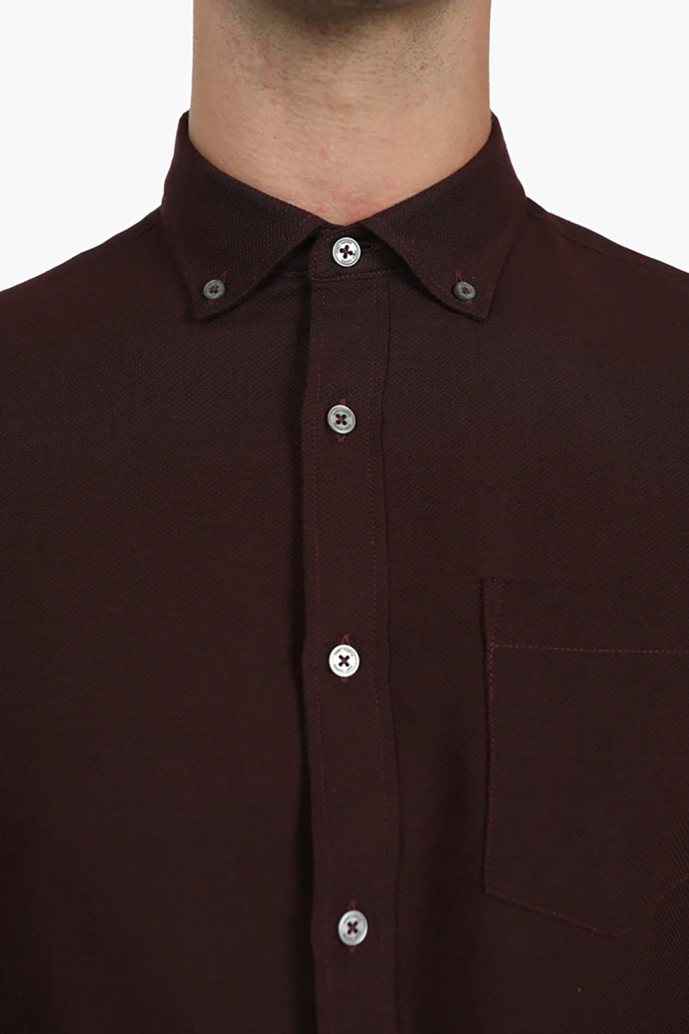 JAMES HARPER COTTON DIAMOND MARLE L/S SHIRT JHS525