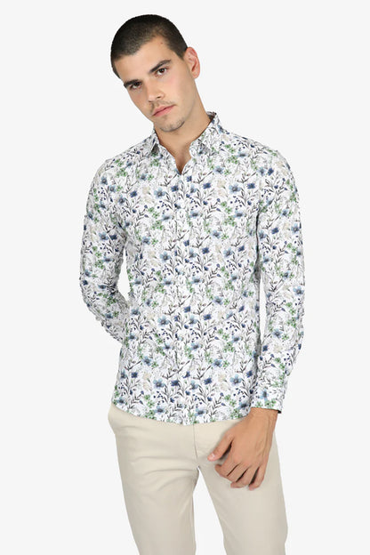 JAMES HARPER COTTON POPLIN L/S FLORIANA SHIRT JHS541