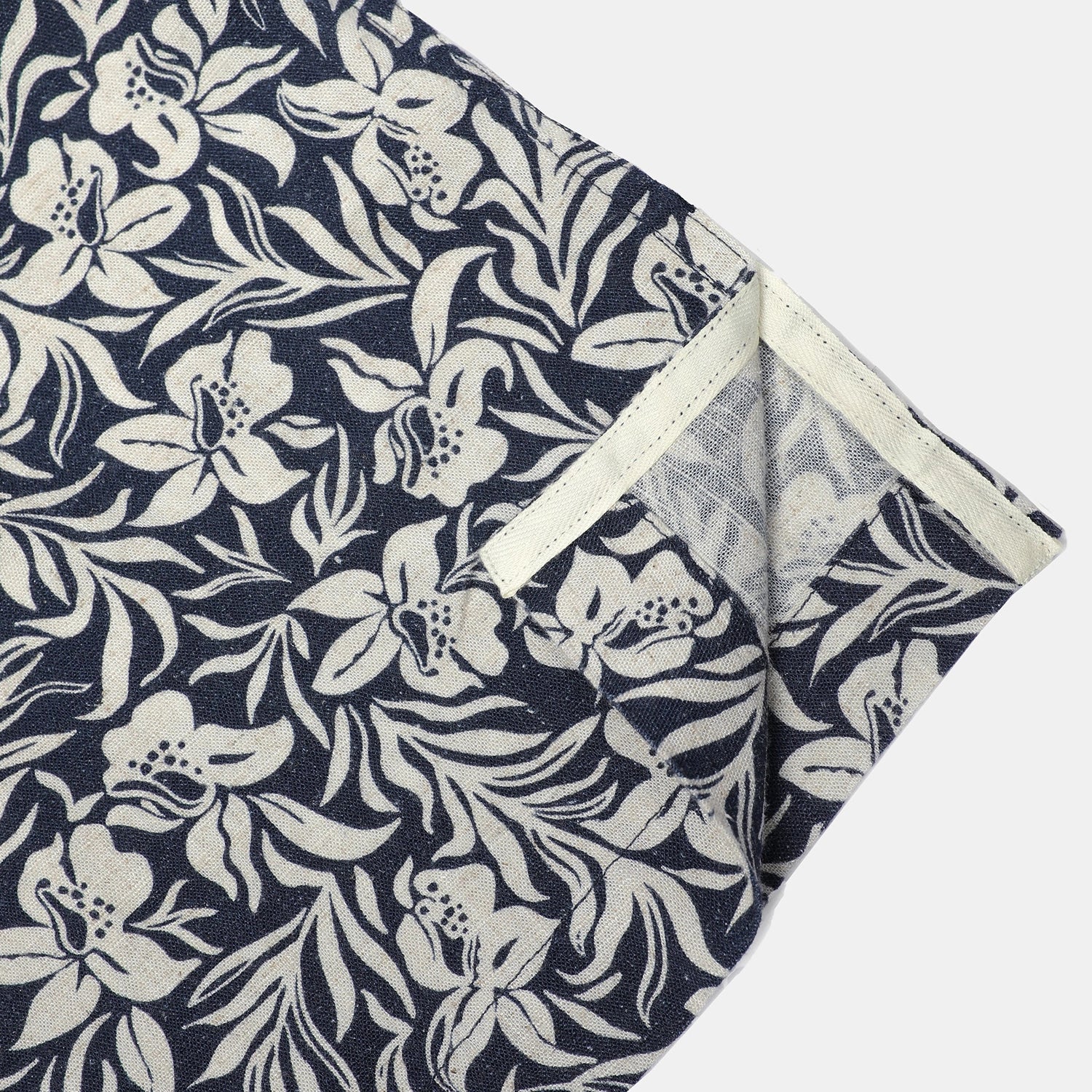 JAMES HARPER HIBISCUS PRINT LINEN VISCOSE S/S SHIRT JHS575
