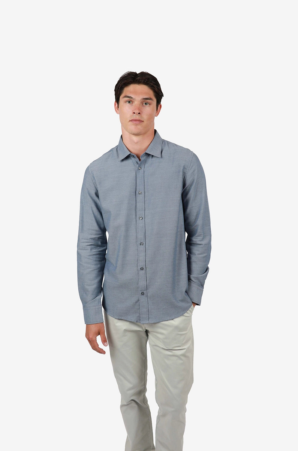 JAMES HARPER HERRINGBONE L/S SHIRT JHS580