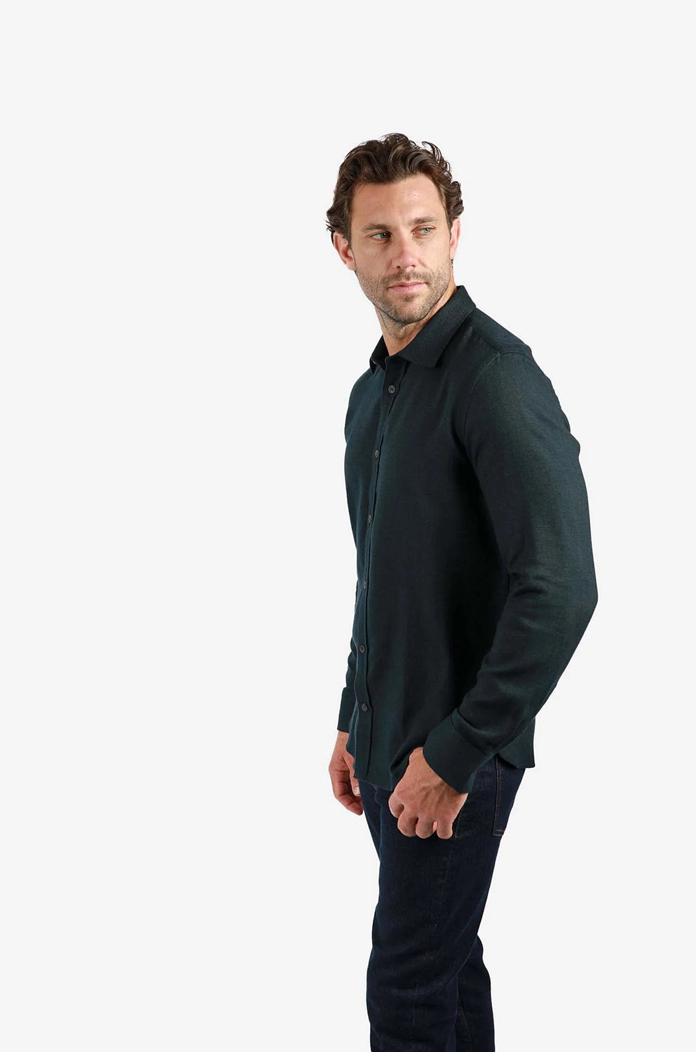 JAMES HARPER 2 TONE TWILL L/S SHIRT JHS582