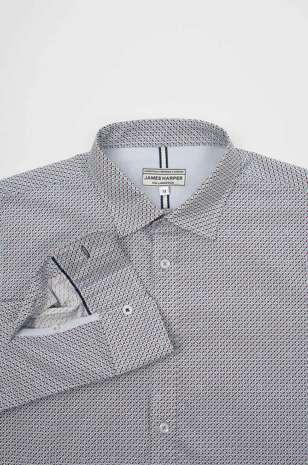 JAMES HARPER FAIRBANKS GEO PRINT L/S SHIRT JHS592