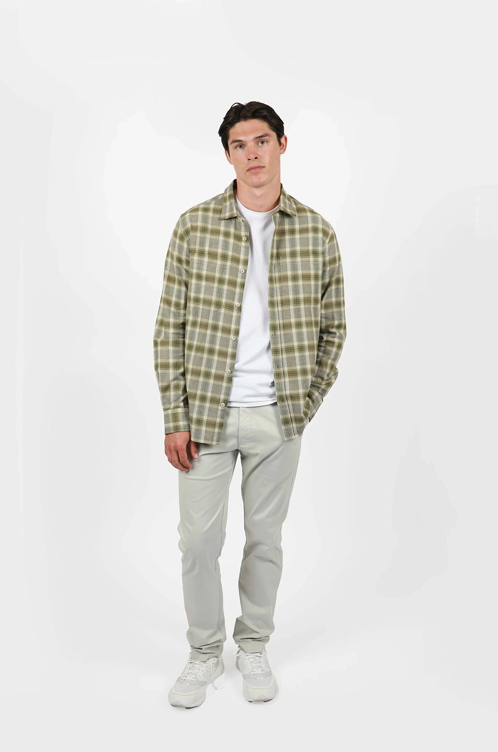 JAMES HARPER BULLER BRUSHED COTTON CHECK L/S SHIRT JHS595