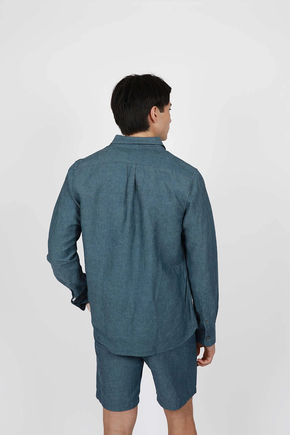 JAMES HARPER LINEN BLEND L/S SHIRT JHS603
