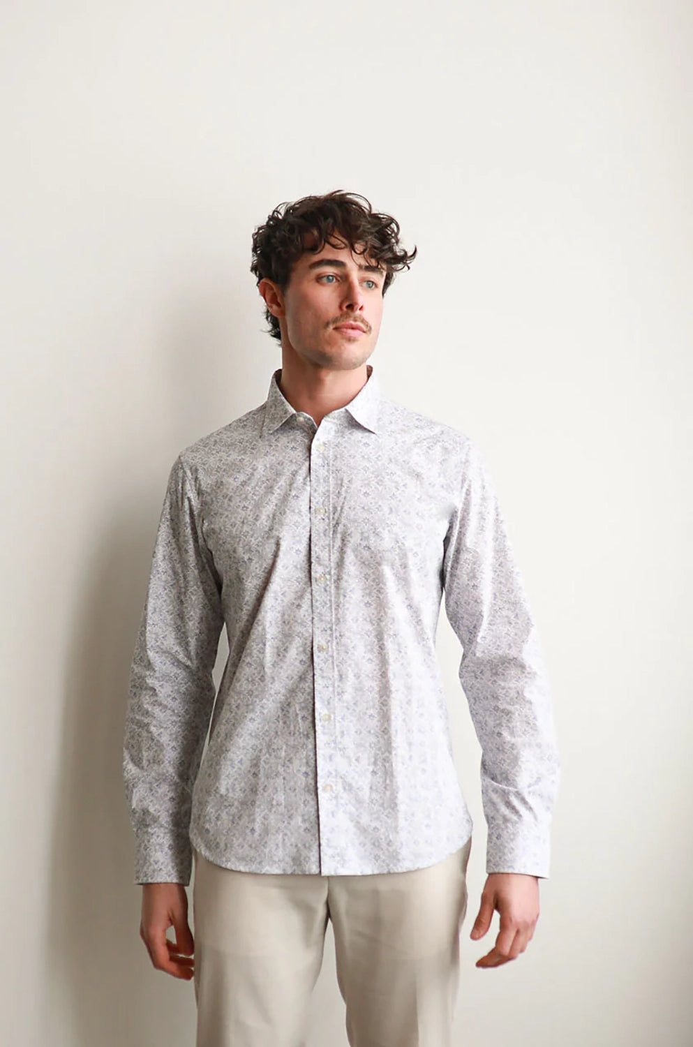 JAMES HARPER PEACHED POPLIN L/S SHIRT JHS614