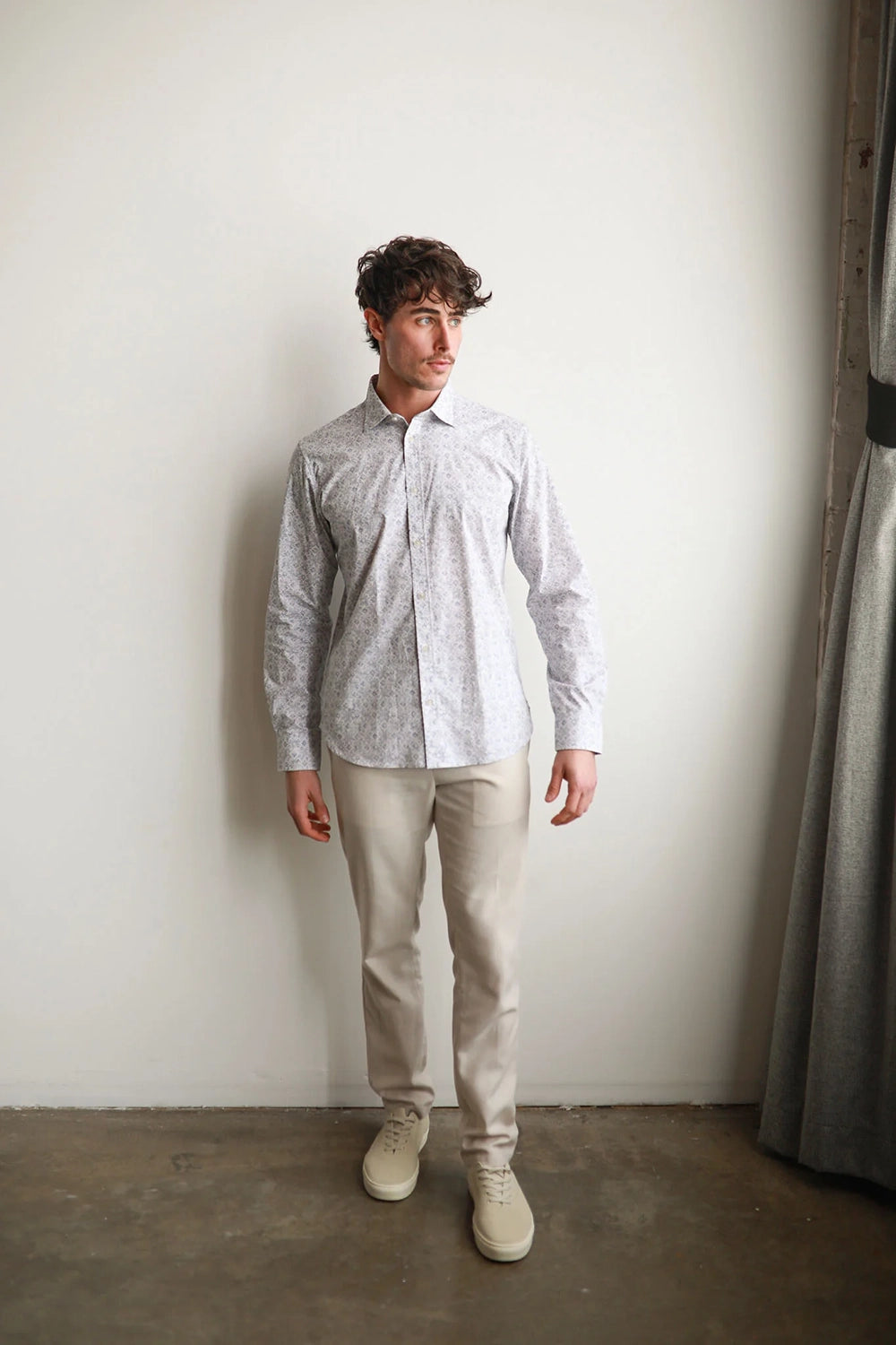 JAMES HARPER PEACHED POPLIN L/S SHIRT JHS614