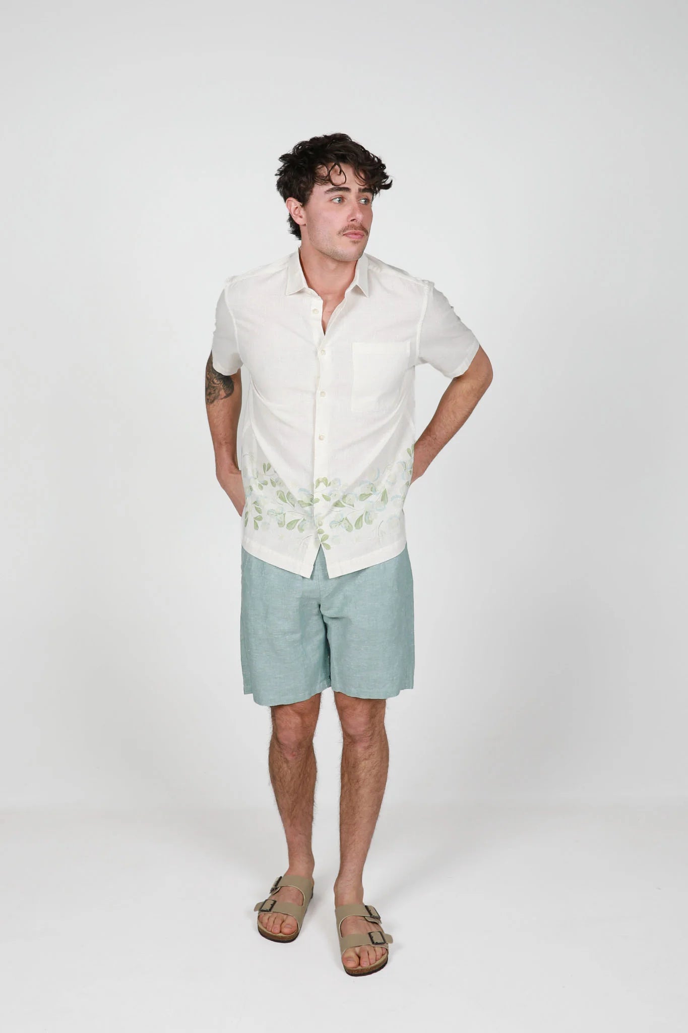 JAMES HARPER LINEN RELAXED WAIST SHORT JHSH33