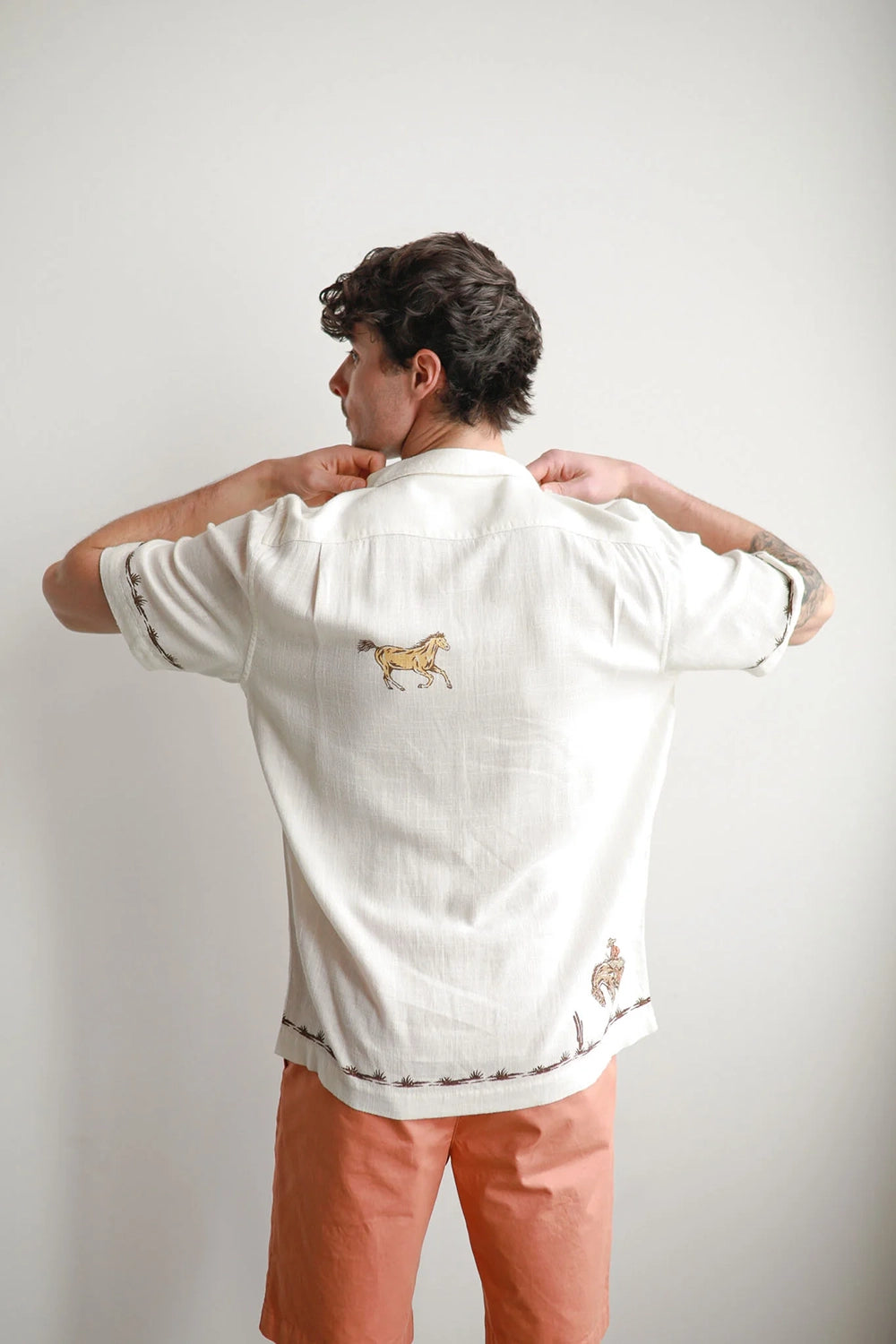 JAMES HARPER CUBAN RODEO LINEN / VISCOSE S/S SHIRT JHS622