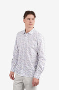 JAMES HARPER SICILY FLORAL PRINT COTTON POPLIN L/S SHIRT JHS722