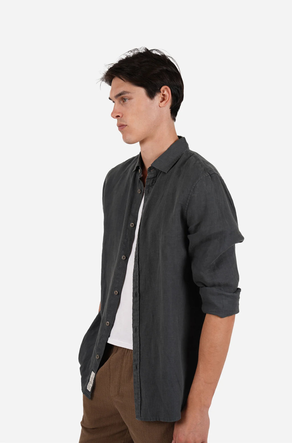 JAMES HARPER PURE LINEN L/S SHIRT JHS725