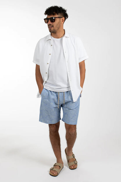 JAMES HARPER ELASTIC WAIST LINEN SHORT JHSH22