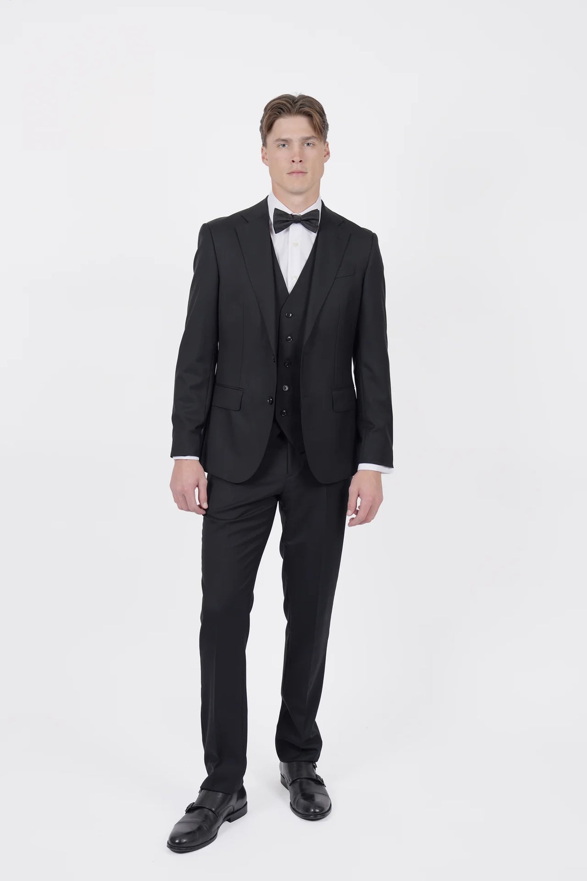 HARDY AMIES BRINSLEY 100% WOOL DINNER SUIT TROUSER PNT007
