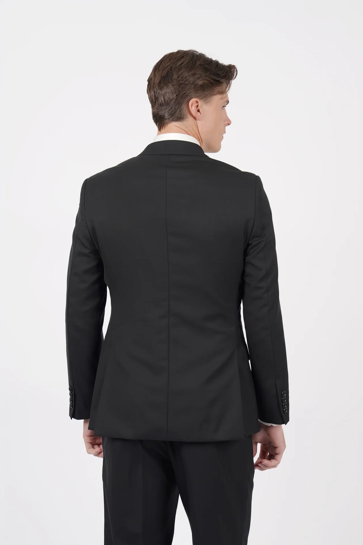 HARDY AMIES BRINSLEY 100% WOOL PEAK LAPEL DINNER JACKET JKTDJ007