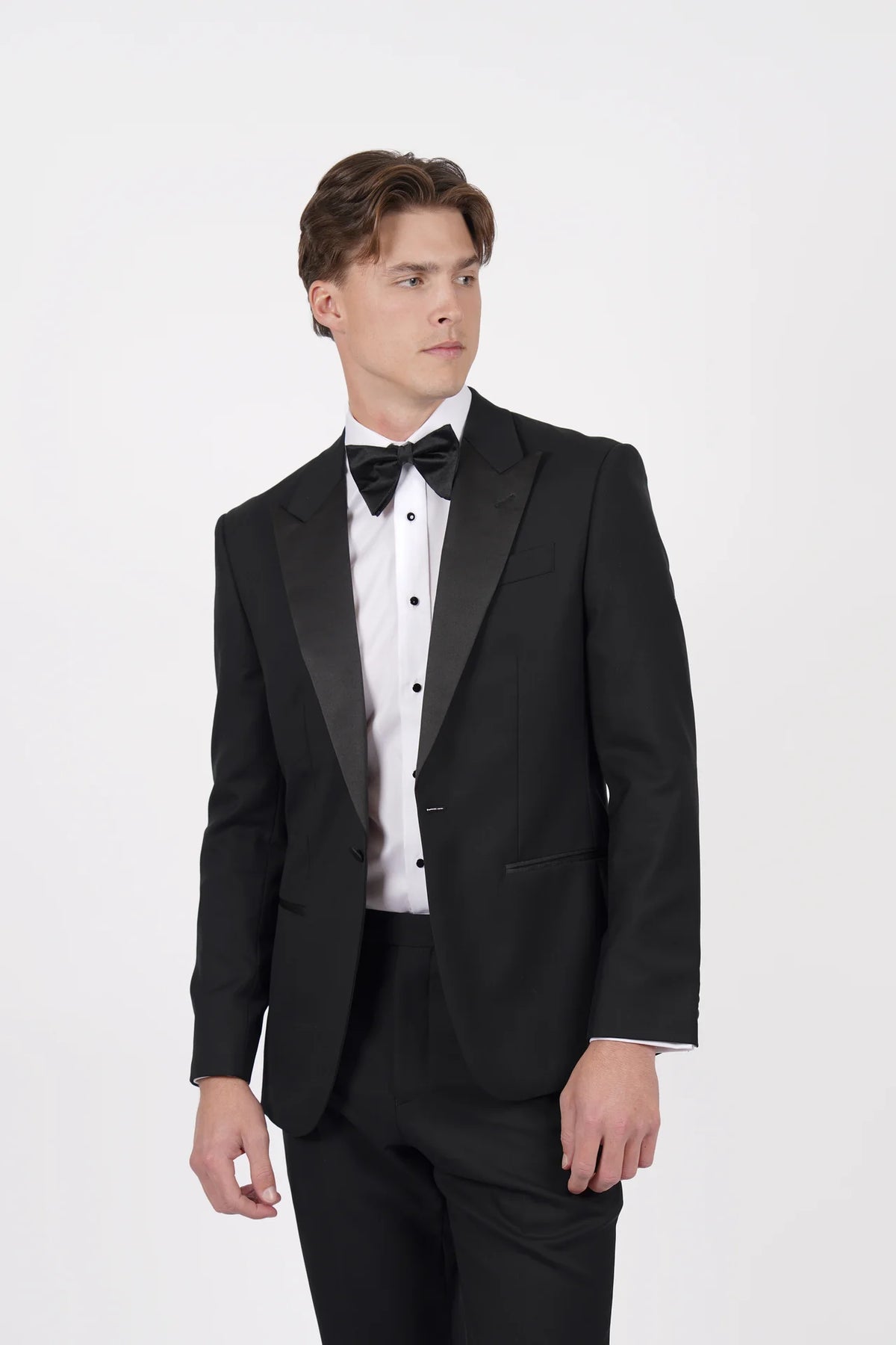 HARDY AMIES BRINSLEY 100% WOOL PEAK LAPEL DINNER JACKET JKTDJ007