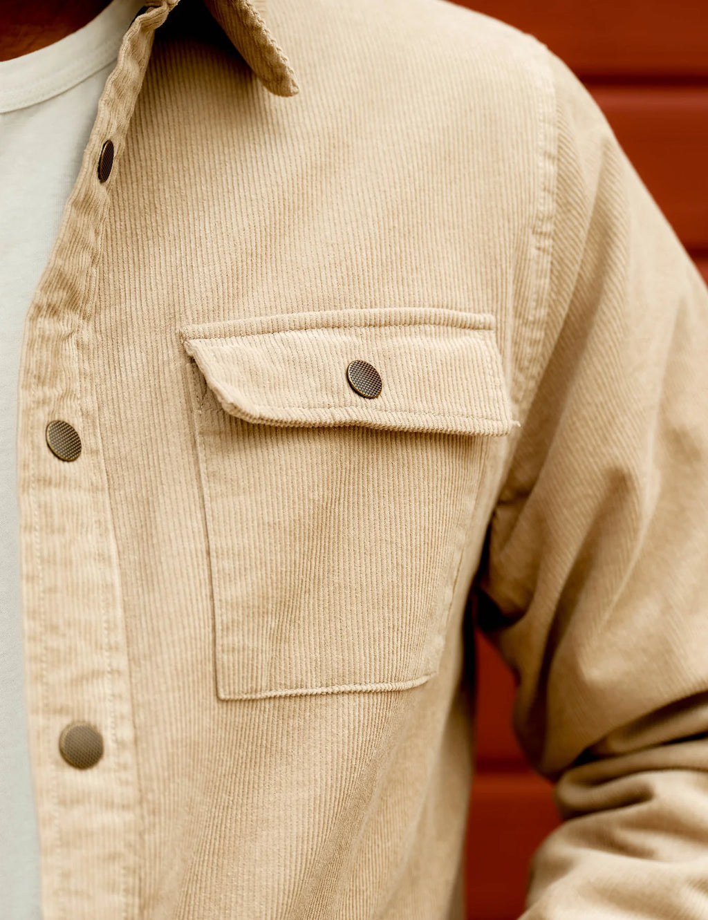 MR SIMPLE QUILTED CORD JACKET M093521