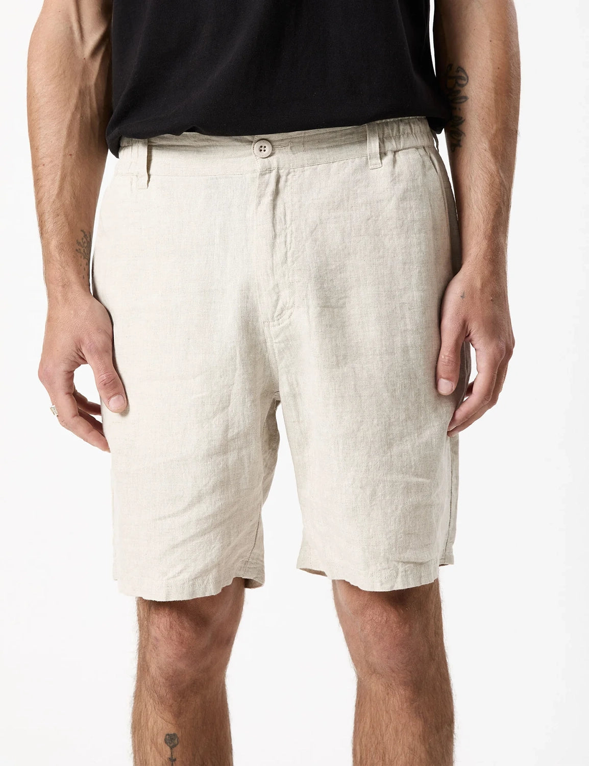 MR SIMPLE TANNER 3.0 LINEN SHORTS M103610