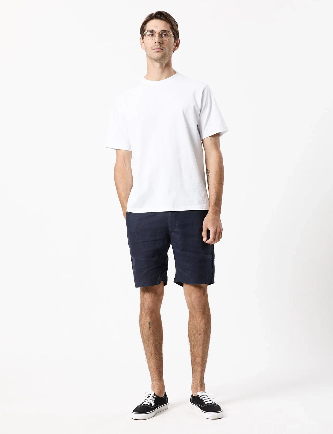 MR SIMPLE TANNER 3.0 LINEN SHORTS M104304