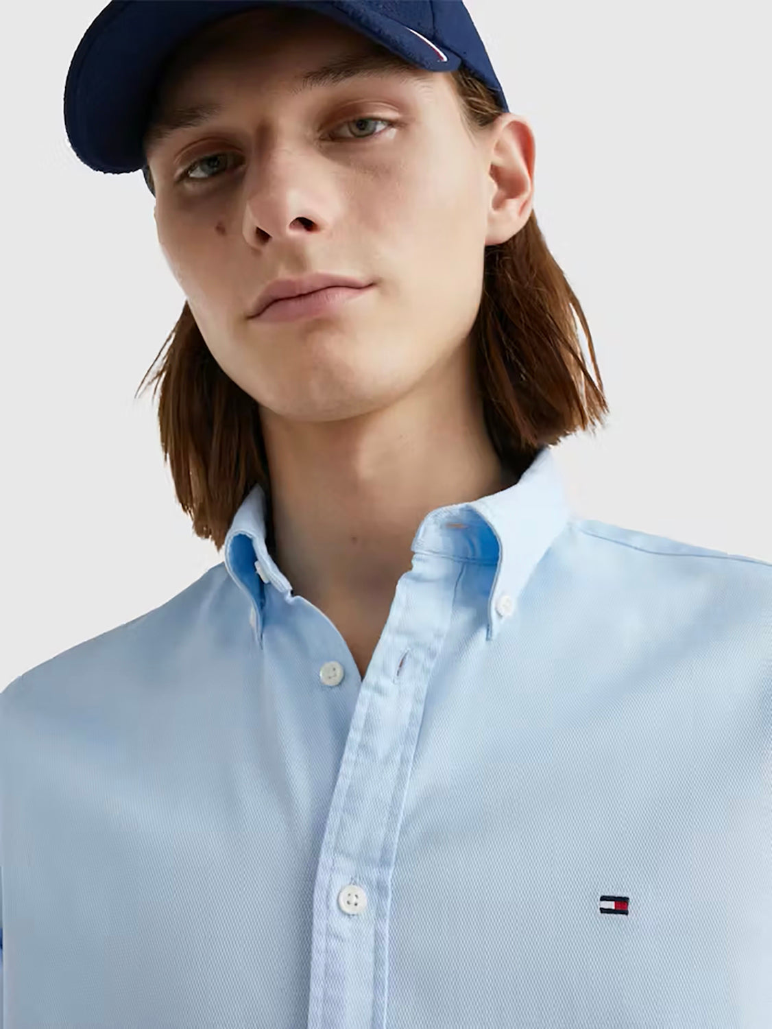 TOMMY HILFIGER FLEX DOBBY SLIM FIT L/S SHIRT MW0MW25038