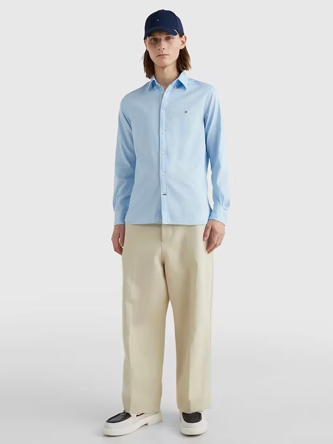 TOMMY HILFIGER FLEX DOBBY SLIM FIT L/S SHIRT MW0MW25038