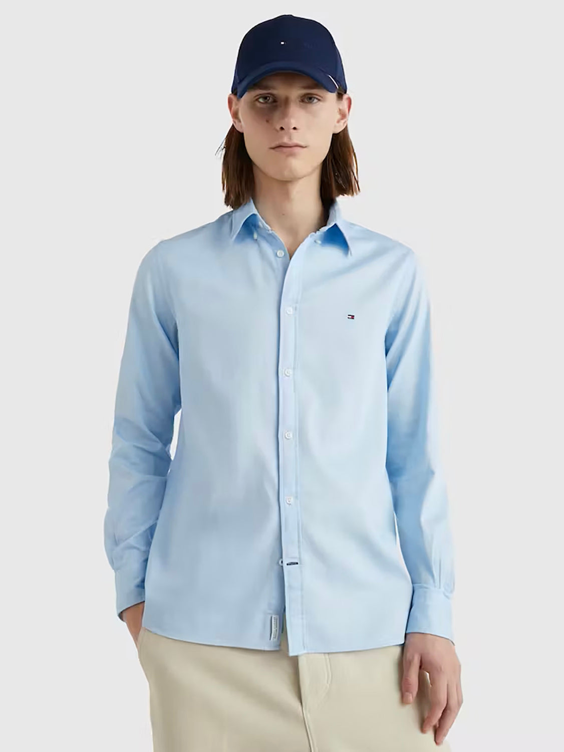 TOMMY HILFIGER FLEX DOBBY SLIM FIT L/S SHIRT MW0MW25038