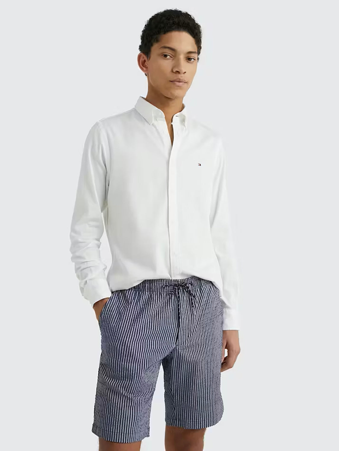 TOMMY HILFIGER FLEX DOBBY SLIM FIT L/S SHIRT MW0MW25038