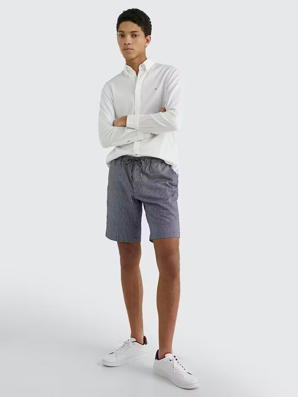 TOMMY HILFIGER FLEX DOBBY SLIM FIT L/S SHIRT MW0MW25038