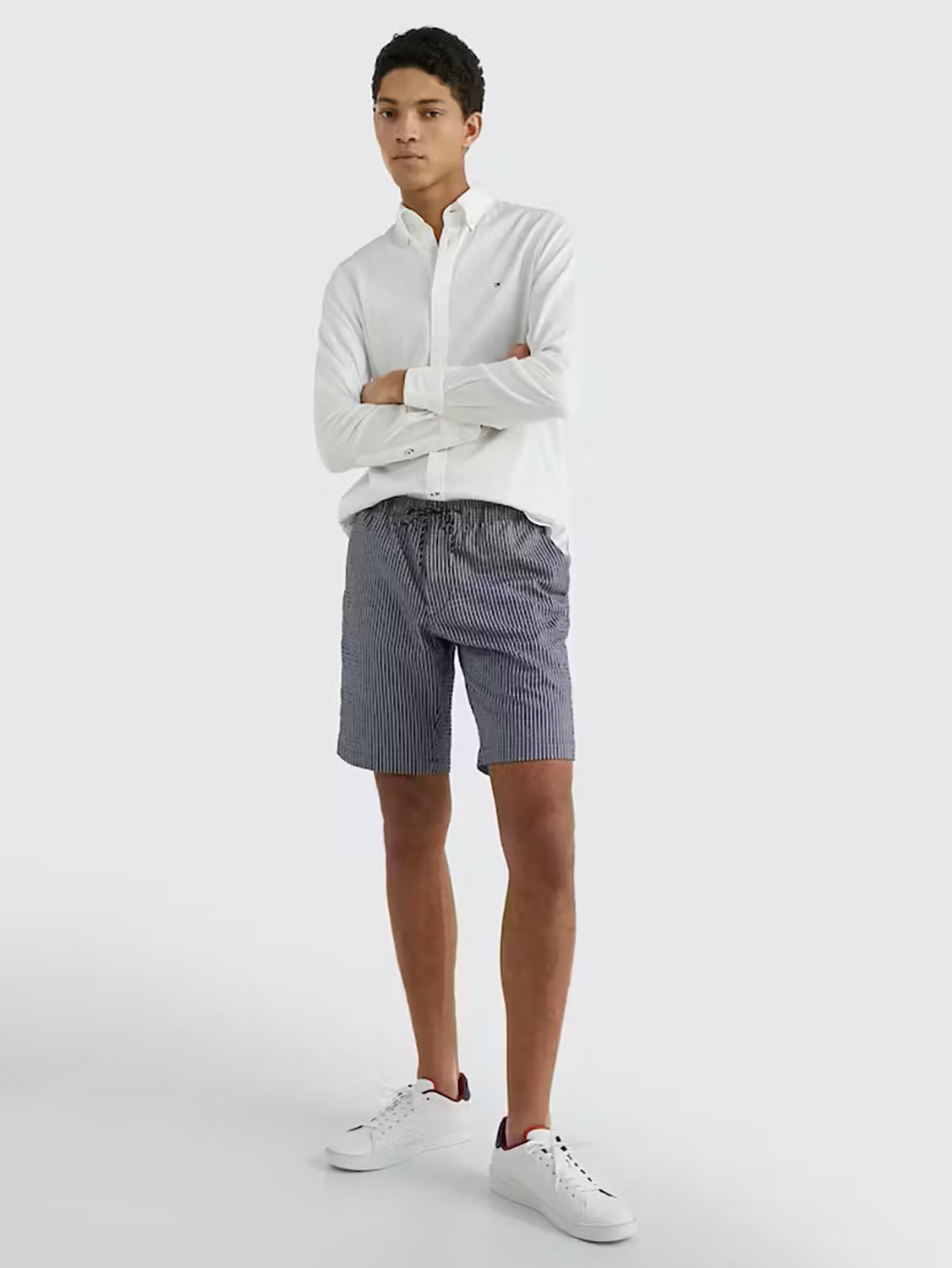 TOMMY HILFIGER FLEX DOBBY SLIM FIT L/S SHIRT MW0MW25038