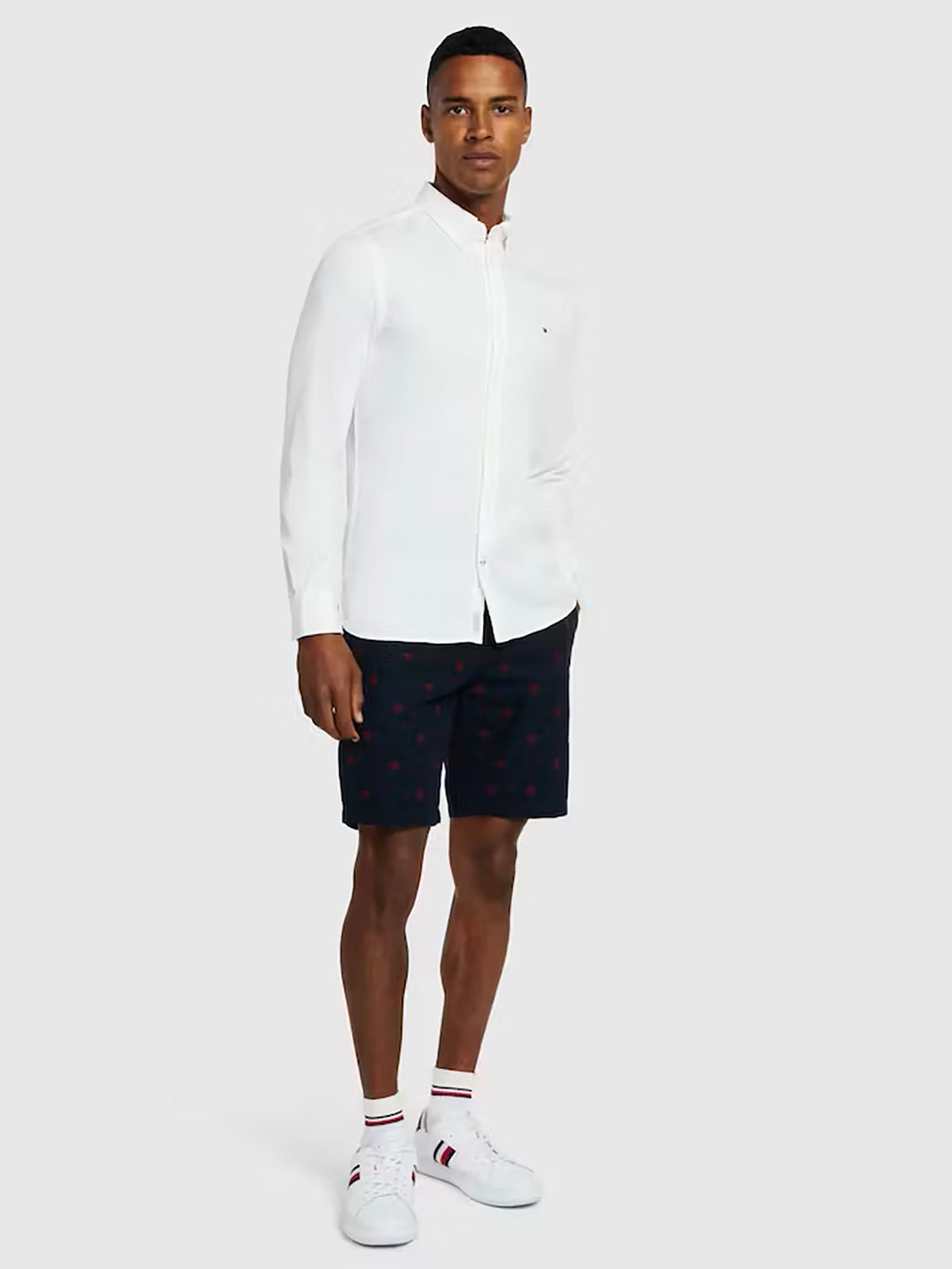 TOMMY HILFIGER FLEX DOBBY SLIM FIT L/S SHIRT MW0MW25038