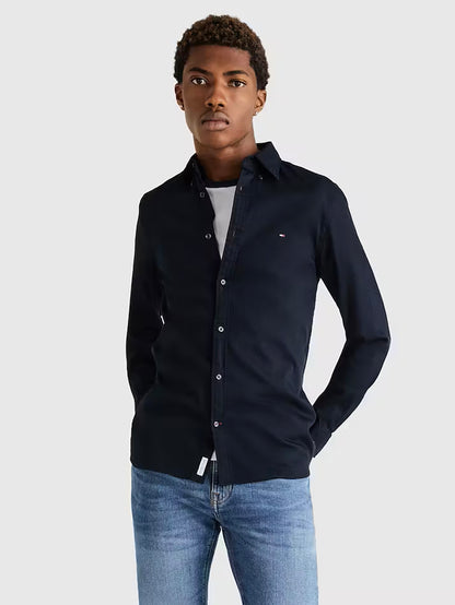 TOMMY HILFIGER FLEX DOBBY SLIM FIT L/S SHIRT MW0MW29970