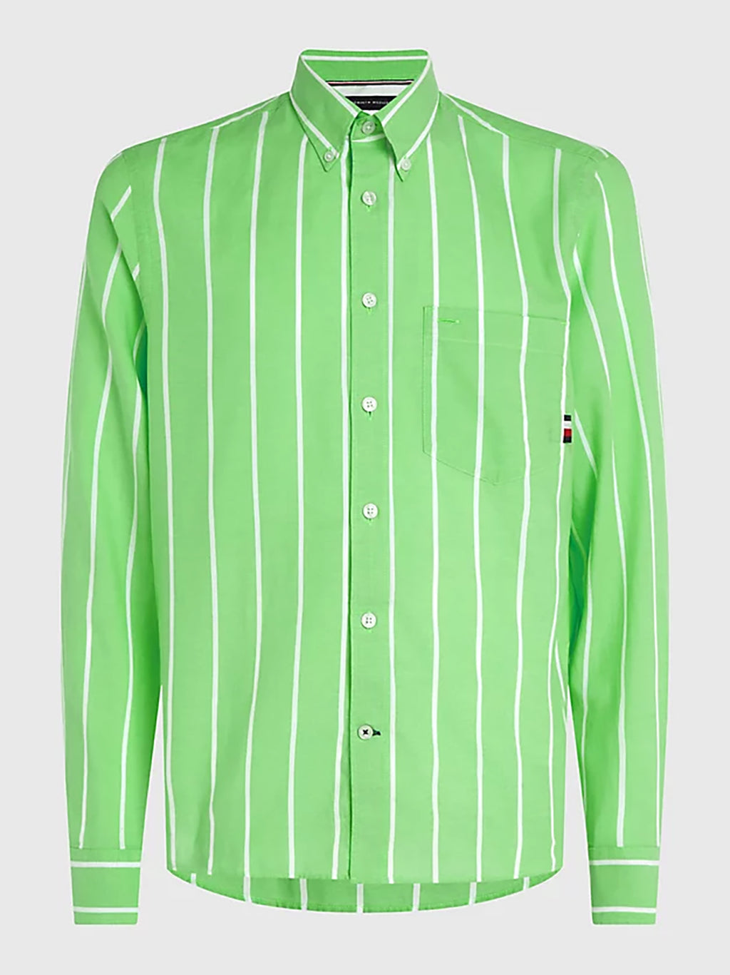 TOMMY HILFIGER OXFORD STRIPE REG FIT L/S SHIRT MW0MW30080