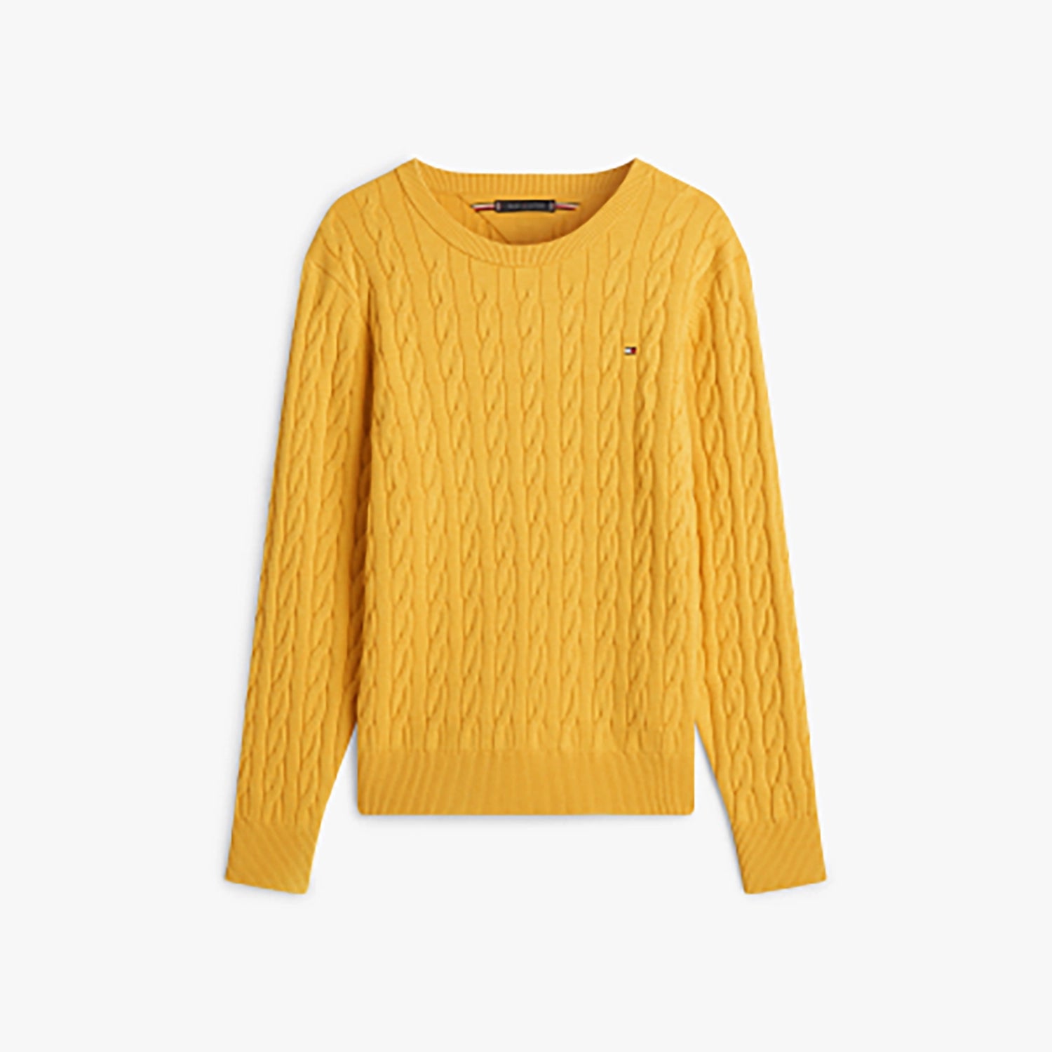 TOMMY HILFIGER CLASSIC COTTON CABLE CREW KNIT MW0MW33132