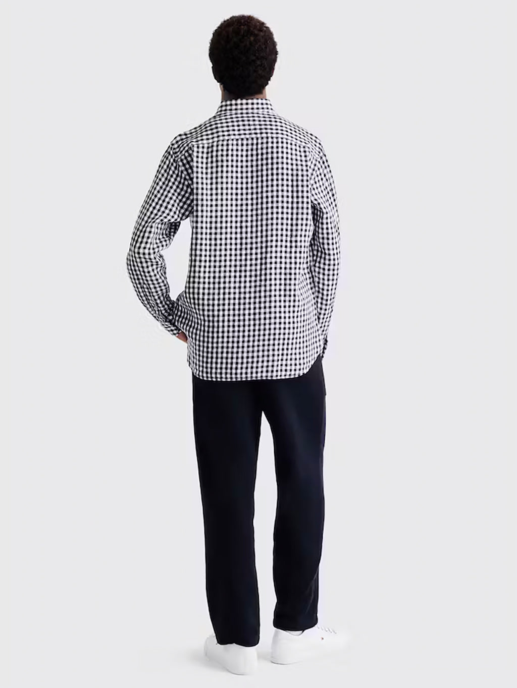 TOMMY HILFIGER PREMIUM LINEN L/S GINGHAM CHECK SHIRT MW0MW33894