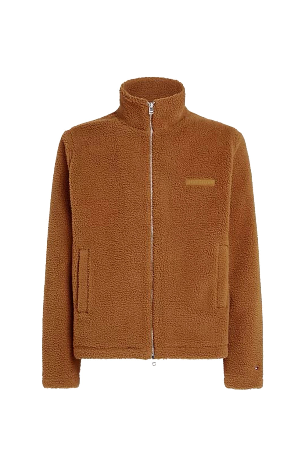 TOMMY HILFIGER MONOTYPE TEXTURED FLEECE ZIP THRU JACKET MW0MW37228