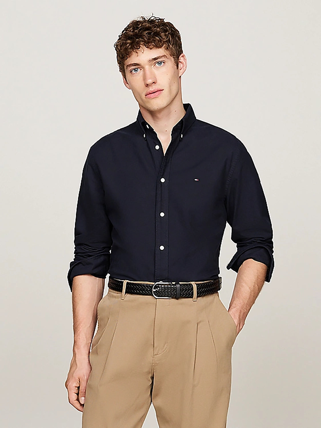TOMMY HILFIGER GMD OXFORD REG FIT L/S SHIRT MW0MW37354