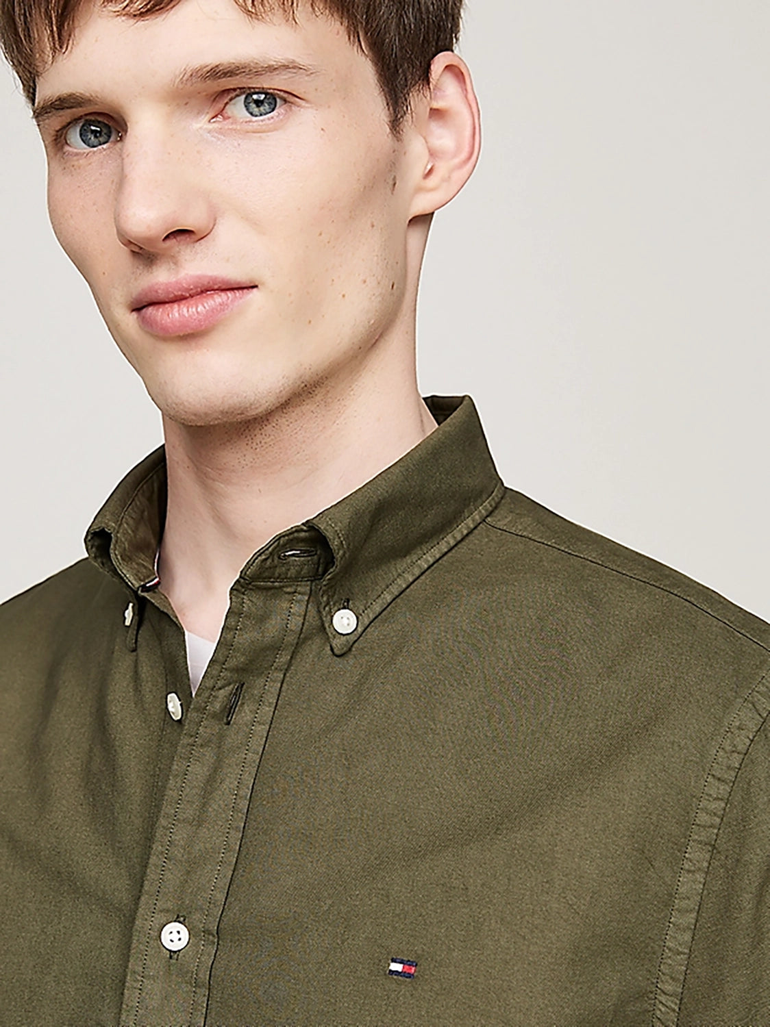 TOMMY HILFIGER GMD OXFORD REG FIT L/S SHIRT MW0MW37354