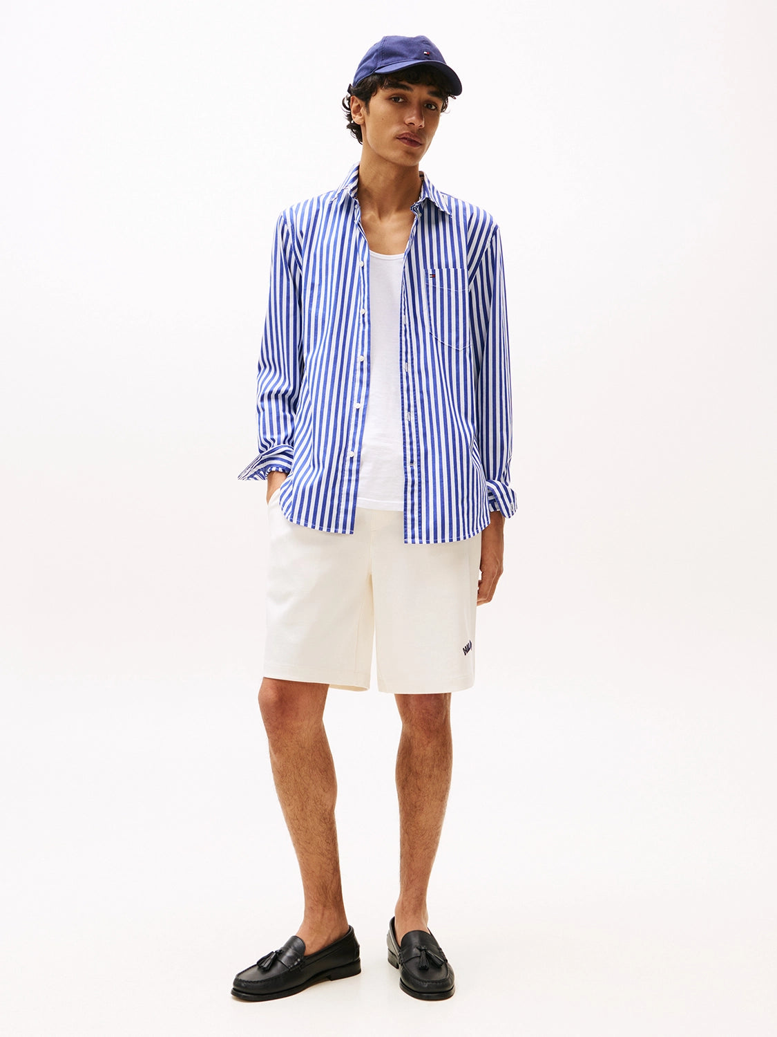 TOMMY HILFIGER COTTON POPLIN BOLD STRIPE L/S SHIRT MW0MW39451
