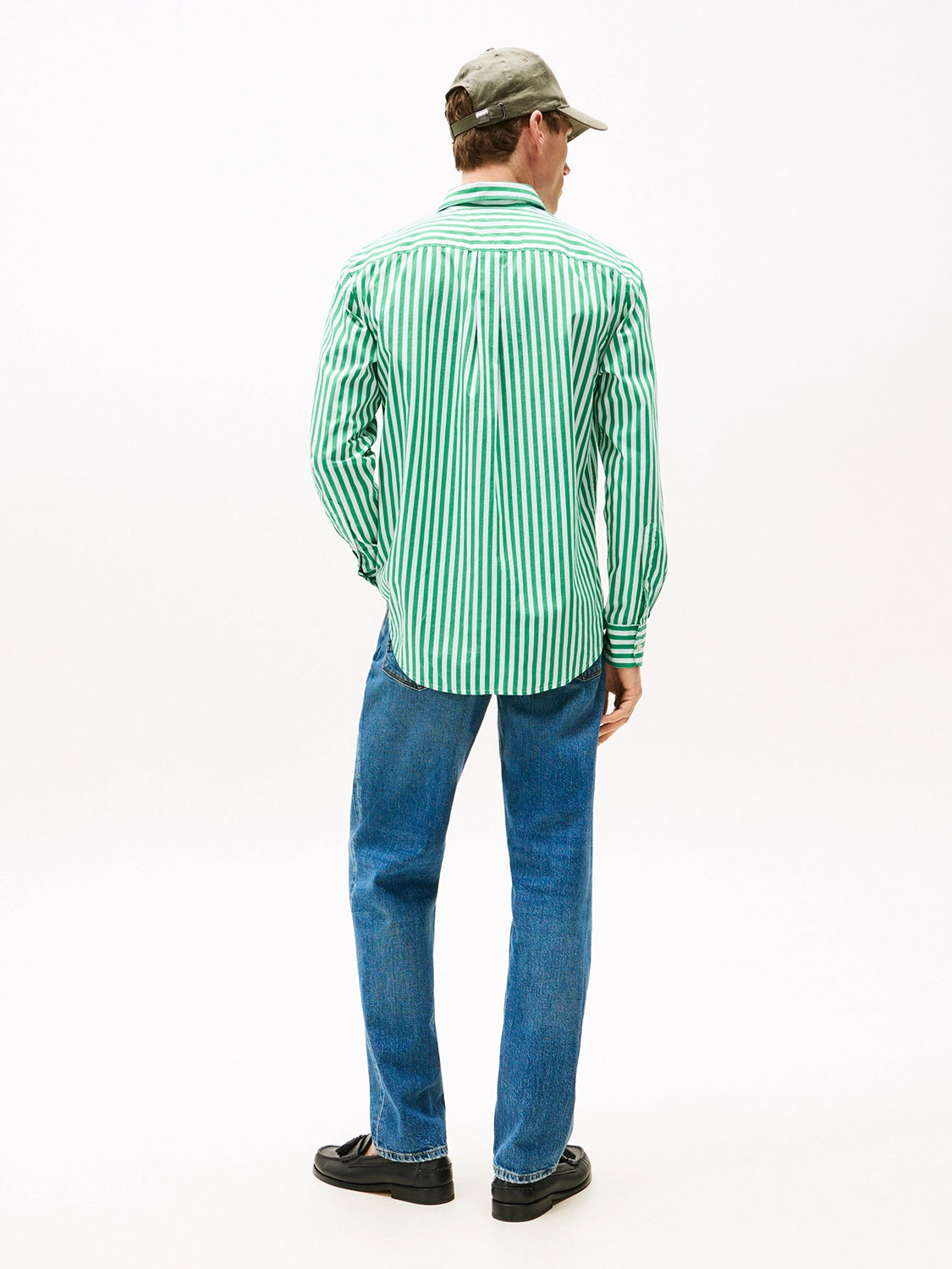 TOMMY HILFIGER COTTON POPLIN BOLD STRIPE L/S SHIRT MW0MW39451