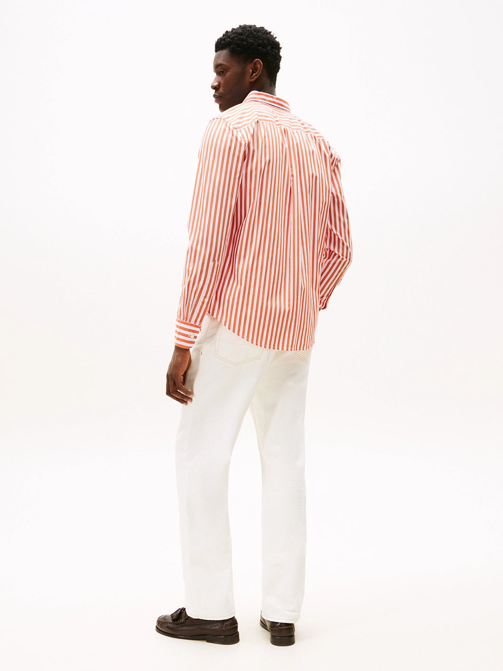 TOMMY HILFIGER COTTON POPLIN BOLD STRIPE L/S SHIRT MW0MW39451