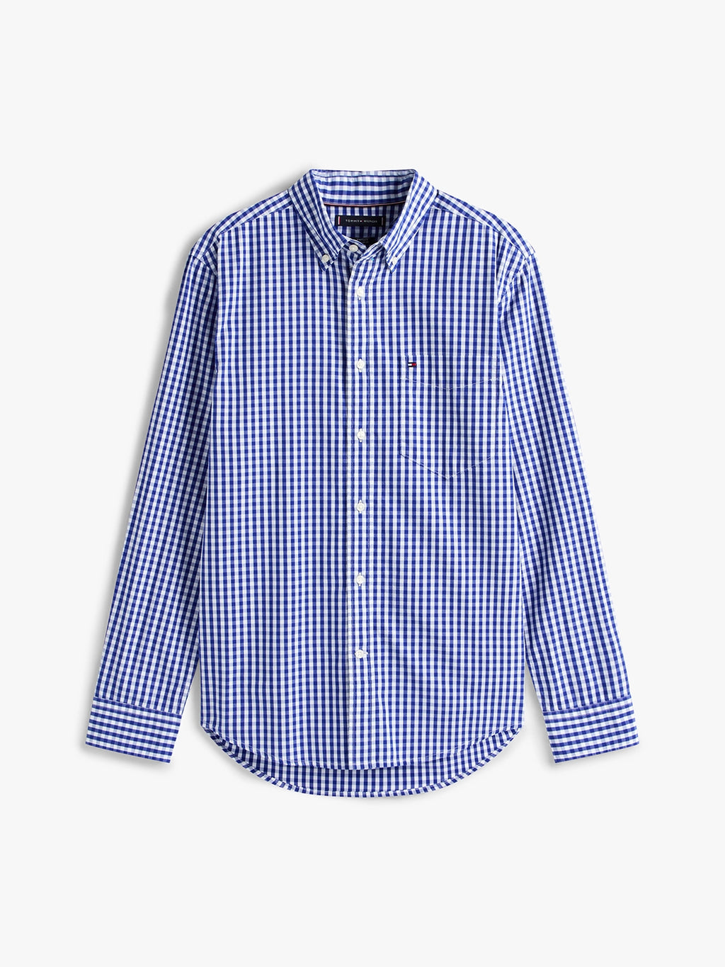 TOMMY HILFIGER COTTON POPLIN MINI GINGHAM CHECK L/S SHIRT MW0MW39452