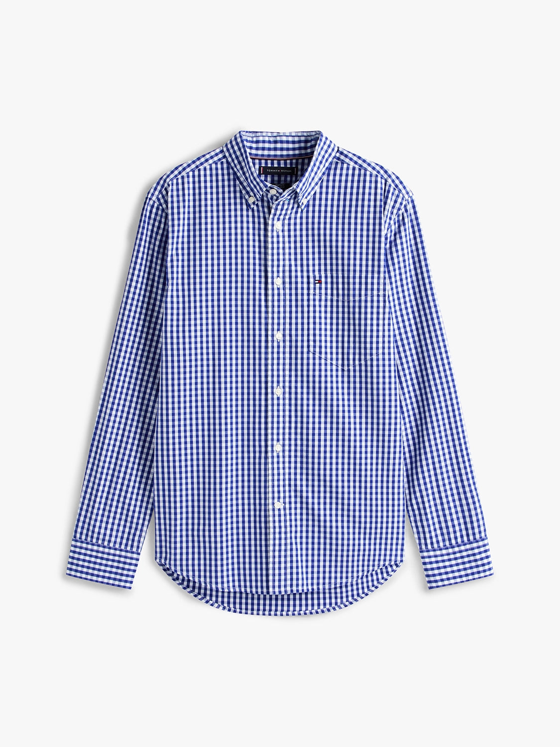 TOMMY HILFIGER COTTON POPLIN MINI GINGHAM CHECK L/S SHIRT MW0MW39452