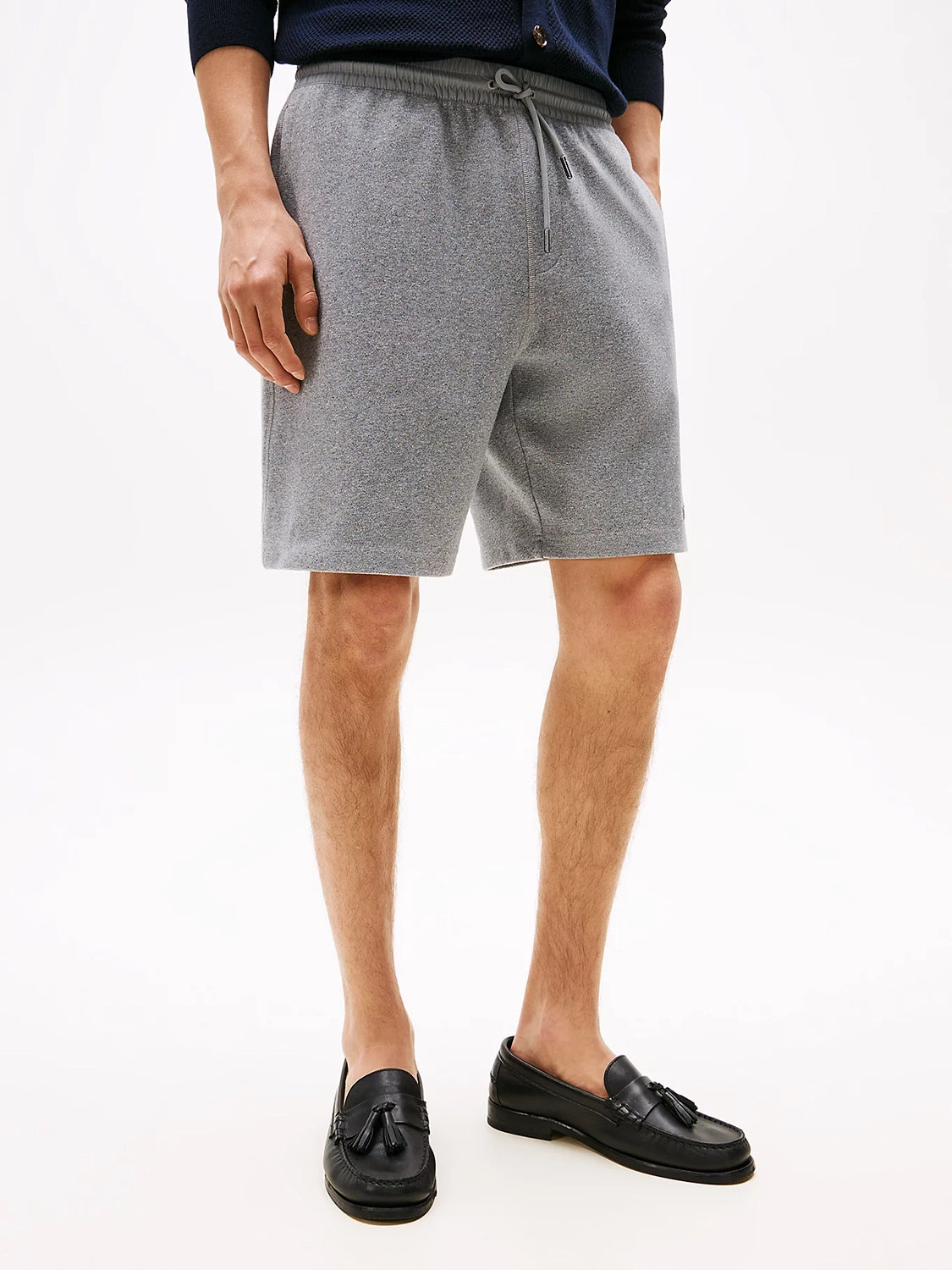 TOMMY HILFIGER SMALL EMBOSSED SWEAT SHORT MW0MW39687