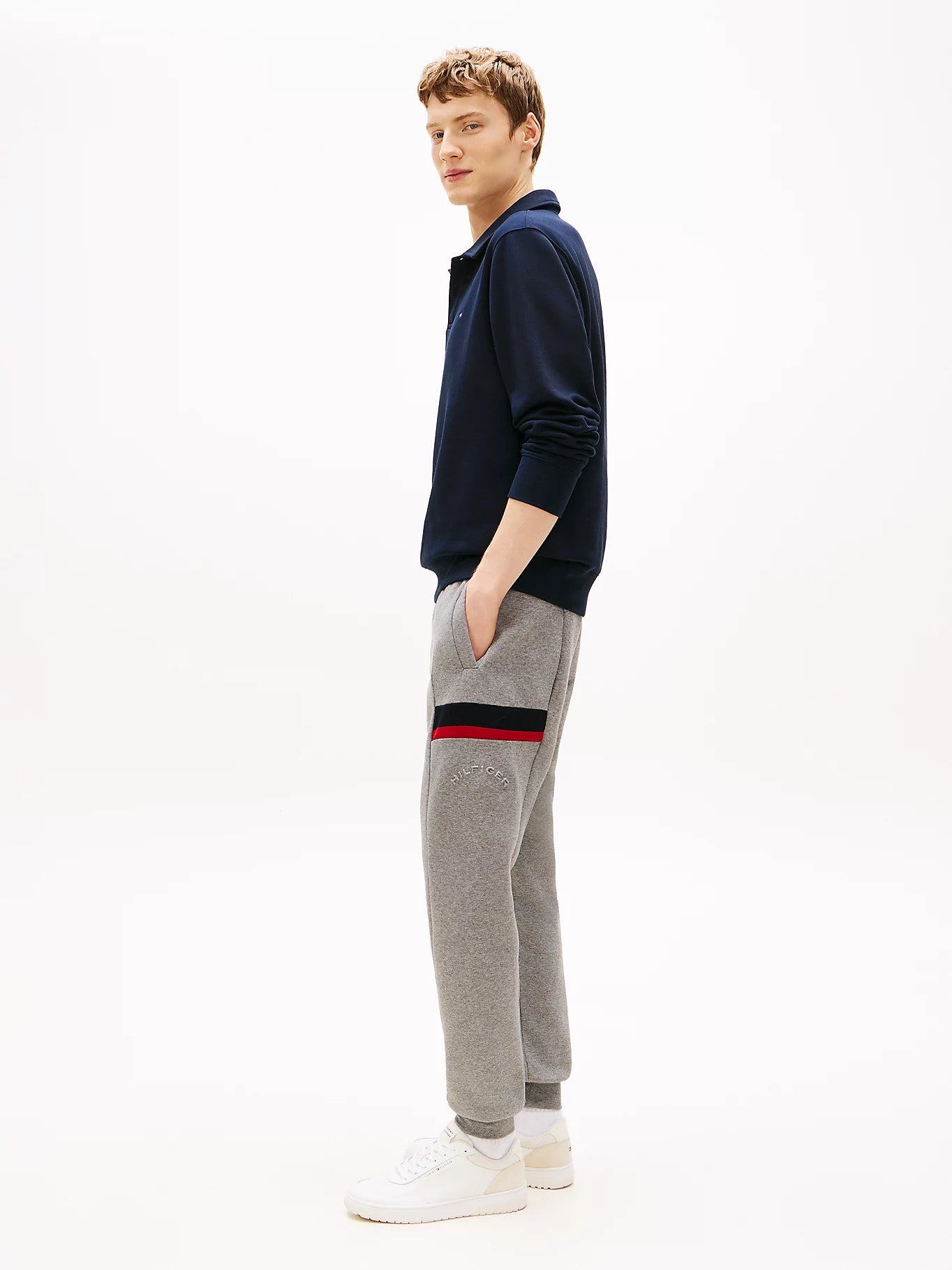 TOMMY HILFIGER RWB INSERT SWEATPANT MW0MW40416
