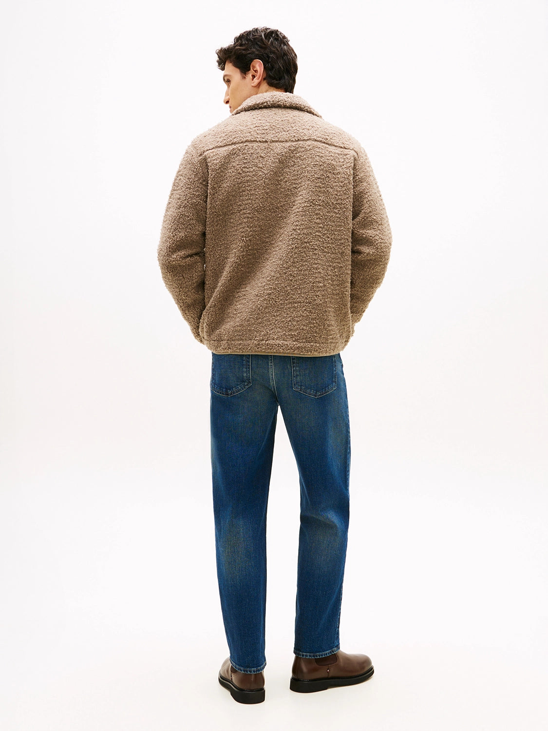 TOMMY HILFIGER TEDDY FLEECE ZIP THRU MW0MW40420