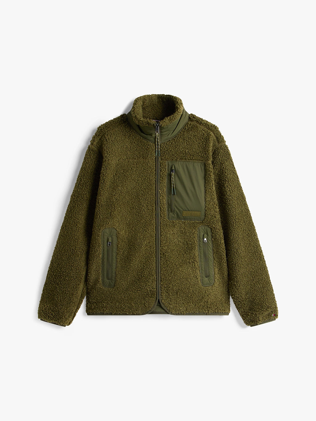 TOMMY HILFIGER TEDDY FLEECE ZIP THRU MW0MW40420