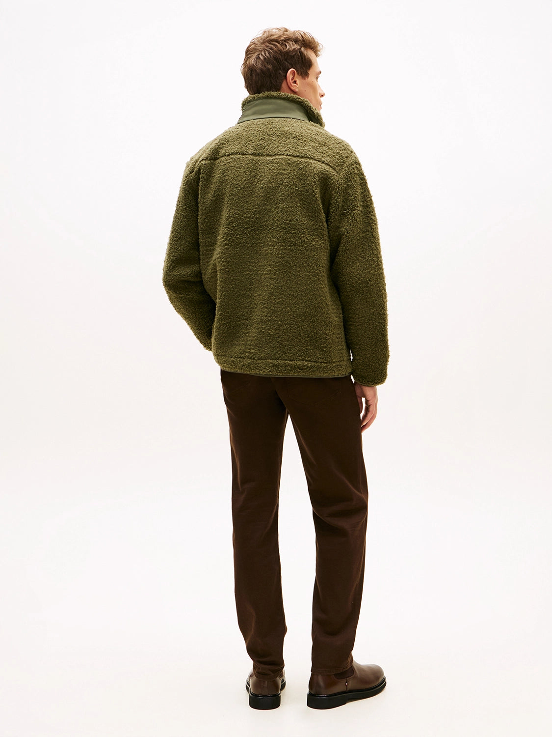 TOMMY HILFIGER TEDDY FLEECE ZIP THRU MW0MW40420