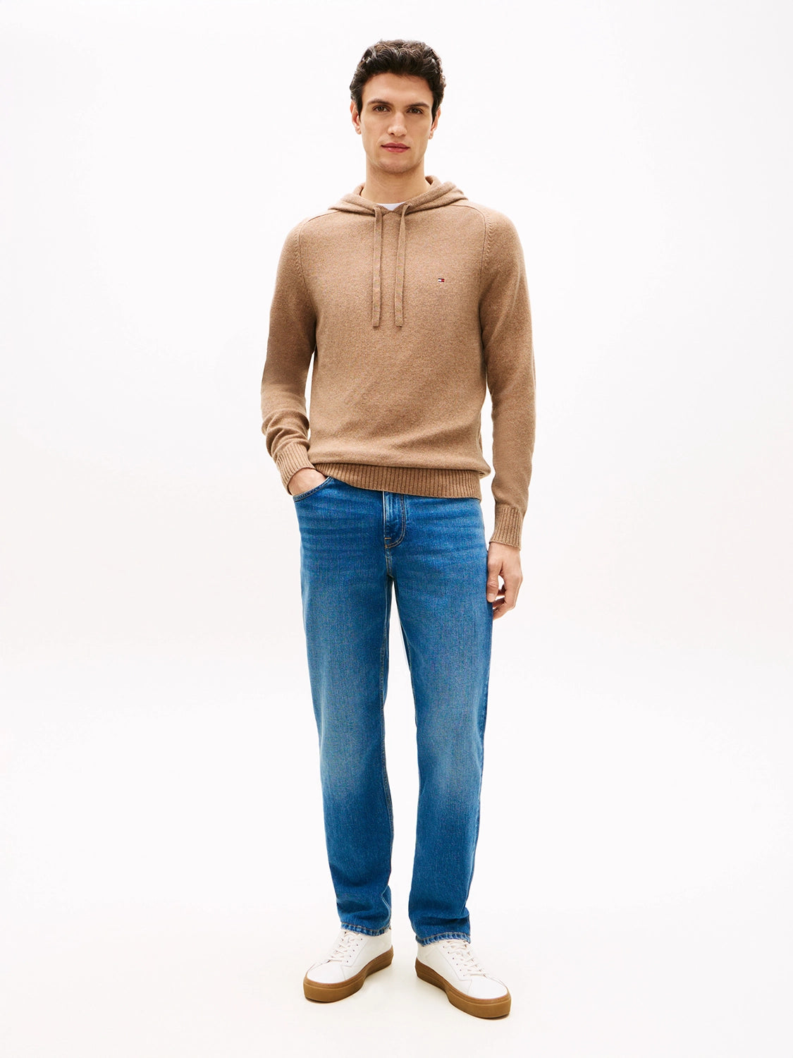 TOMMY HILFIGER LAMBSWOOL HOODY MW0MW40438