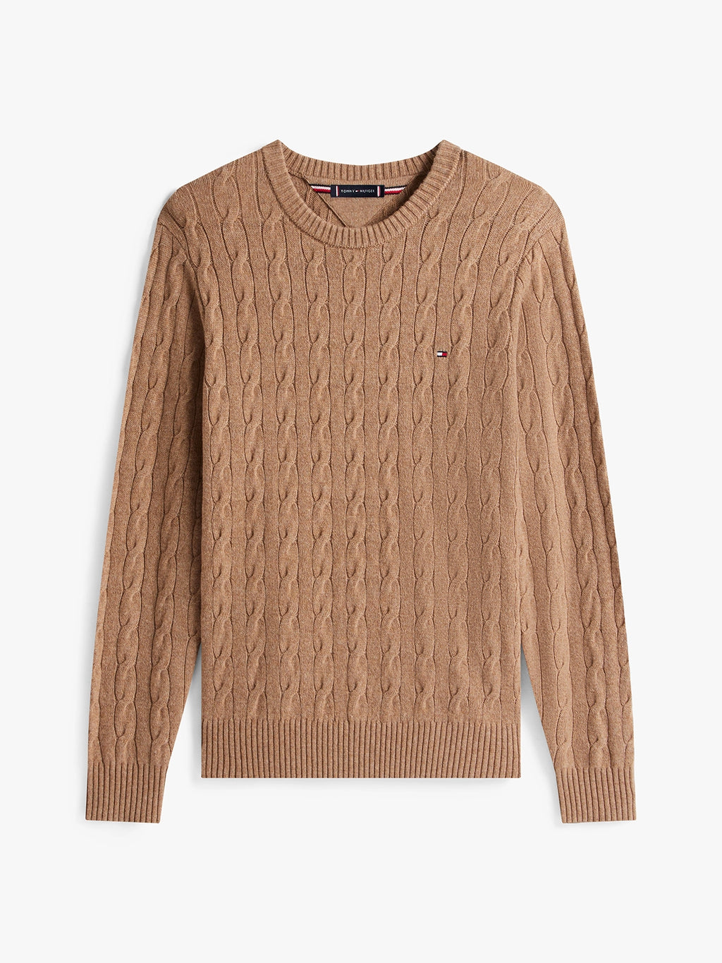 TOMMY HILFIGER LAMBSWOOL CABLE CREW MW0MW40442