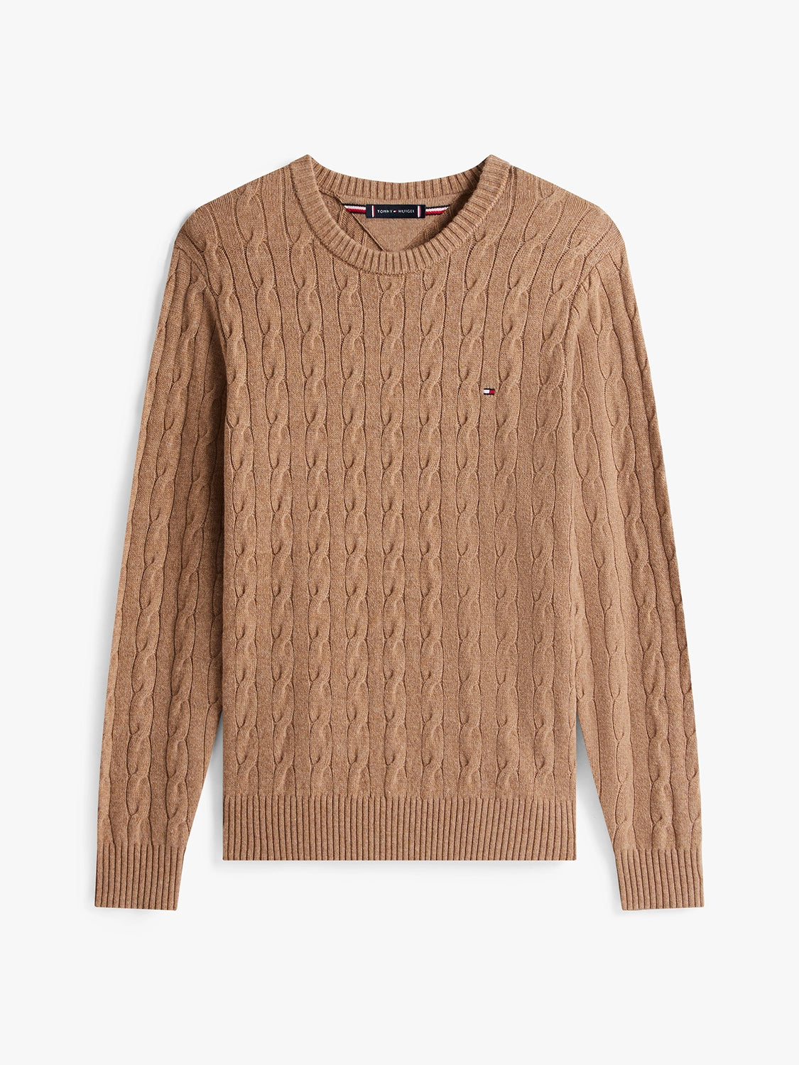 TOMMY HILFIGER LAMBSWOOL CABLE CREW MW0MW40442